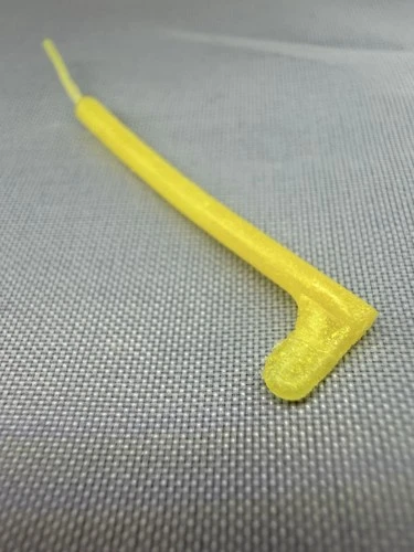 Star Wars RARE METALIC YELLOW TRANSLUCENT Lightsaber for Vintage Luke Skywalker