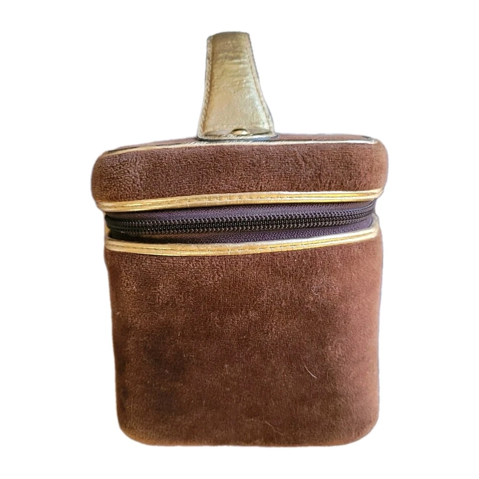 Rare Juicy Couture Vintage Y2K Scotty Dogs Brown Pink Train Case Make Up Case - Image 3 of 4