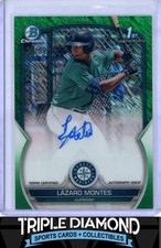 2023 Bowman Chrome 1st Lazaro Montes Prospect Auto Green Shimmer #30/99 B597