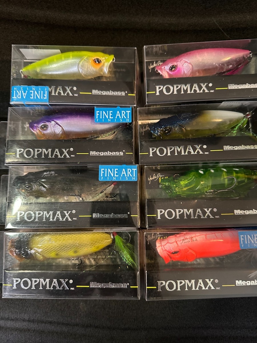 Megabass POP MAX ルアー 2色セット Megabass PopMax 1/2 oz Topwater Popper Lure Choose Color All Limit