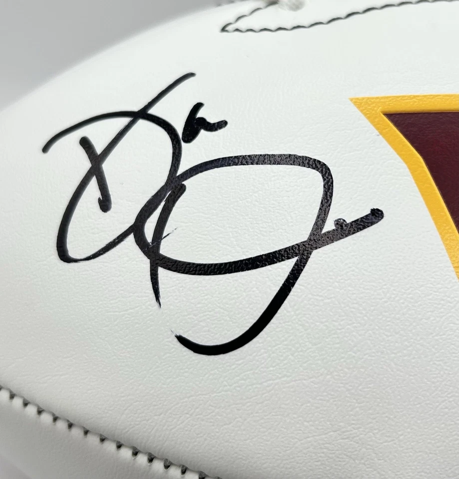 Dan Quinn Signed Washington Commanders White Panel Autographed Football PSA/DNA - Image 2 of 3