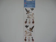 Vtg Mrs Grossman's Waterfowl Bird Stickers . Geese, Swan, Mallard, etc