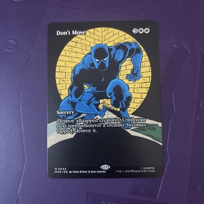 Don't Move (Borderless) Marvel Universe Eternal-Legal Regular
