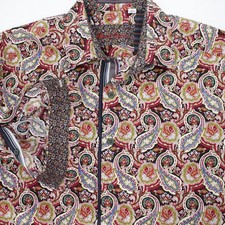 Robert graham shirt Men Large Classic Fit Paisley Button Down Long Sleeve cotton