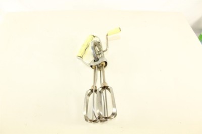  Handheld Egg Beater with Stainless Steel Blades Works Well Vintage
