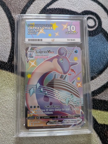 Lapras VMAX graded ACE 10 for sale on eBay