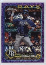 2024 Topps Chrome Purple Speckle Refractor 79/299 Osleivis Basabe #41 0zx0