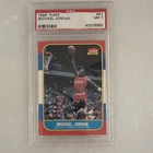 Fleer 1986-87 Michael Jordan #57 Rookie Chicago Bulls PSA 7 Basketball Card