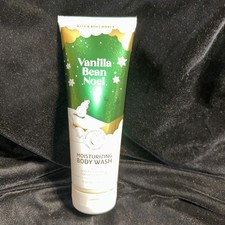 Bath and Body Works Vanilla Bean Noel Moisturizing Body Wash 10 oz Brand New
