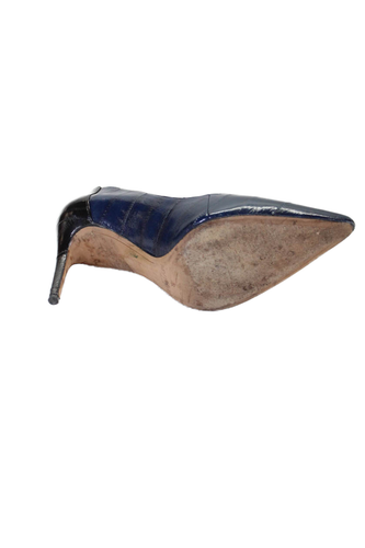 Alexandre Birman Womens Leather Color Block Pointed Toe High Heels Blue Size 9 - Picture 4 of 6