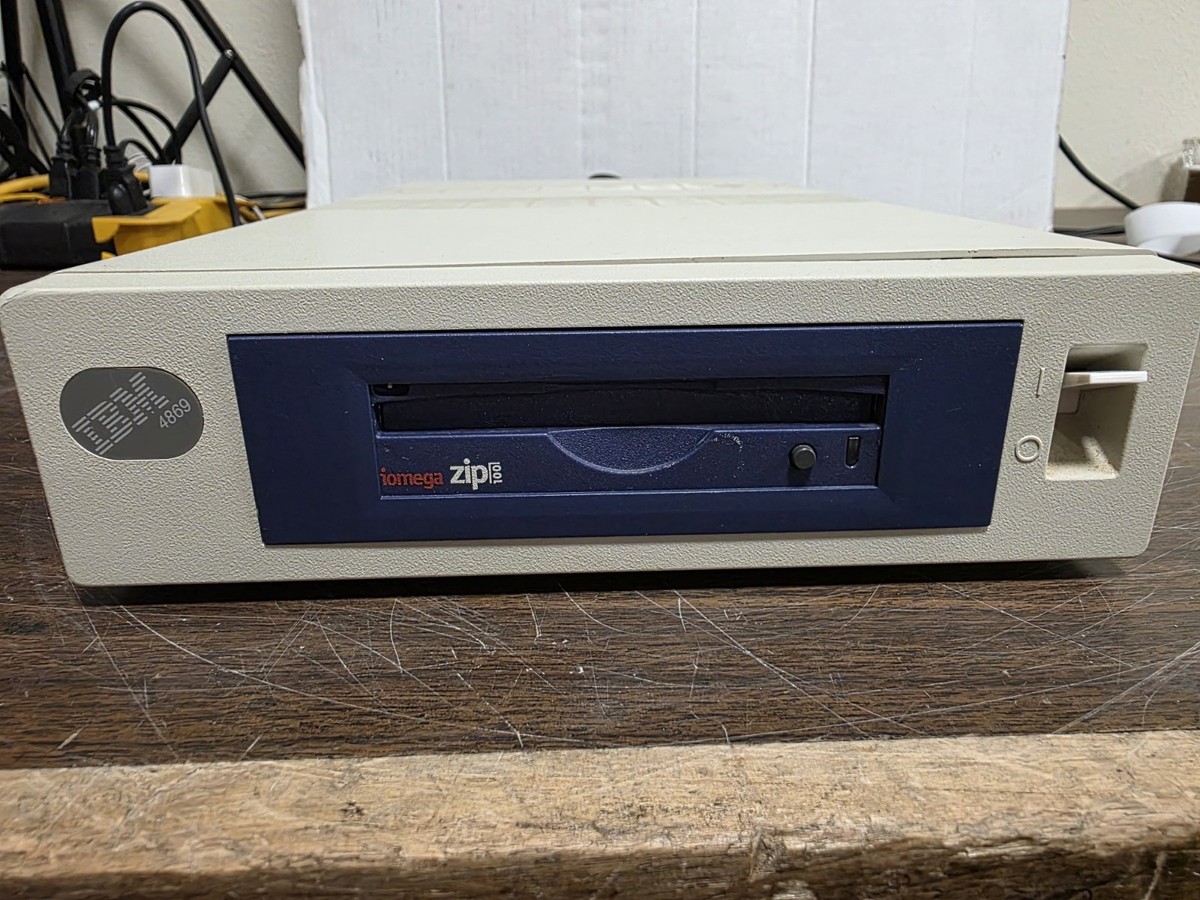 IBM 4869-002 Vintage Computer External Floppy Disk Drive | eBay