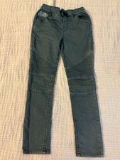 Art Class Boy  s Grey Jean Joggers Drawstring Pockets Size 12
