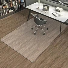 Large Office Chair Mat for Hardwood Floors - 48"×60" Anti-Slip Desk Chair Mat -