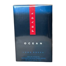 Prada Luna Rossa Ocean EDT by Prada 3.3 oz Cologne for Men | Sealed | New In Box