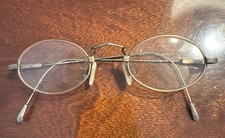 RARE Vintage 90's Neostyle College 77A 801 Germany Eyeglasses Brushed gold