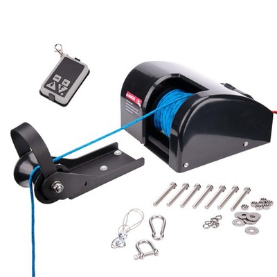 25 LBS Saltwater Boat Electric Anchor Winch With Remote Wireless Control Marine