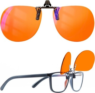 Goiteia 100% Blaulichtblockierende Clip-On-Brille, Computer und Gaming Clip On