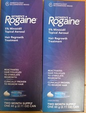 ROGAINE Hair Regrowth Treatment For Women Hair Loss Foam 4 Month 2 x 2.11 OZ