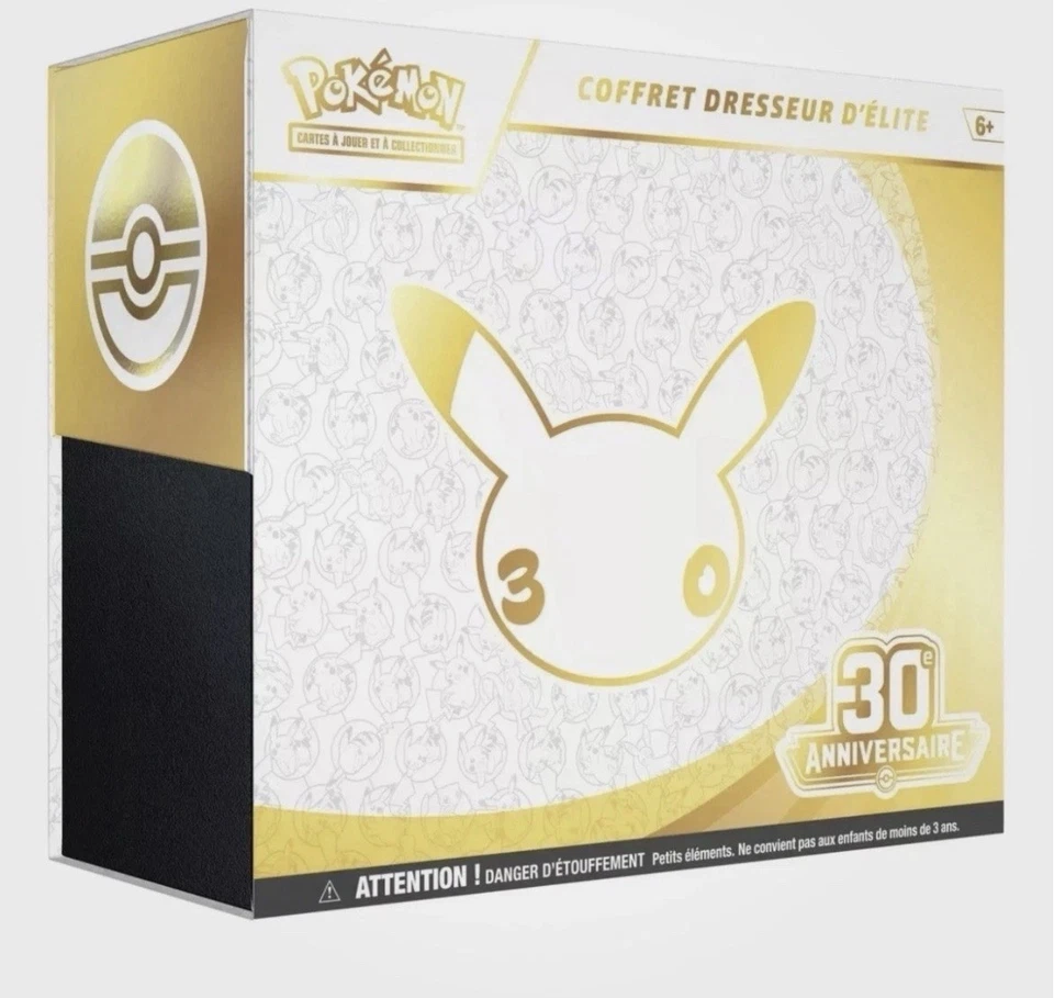 Précommandez Pokémon JCC Coffret Dresseur d’Élite 30e Anniversaire FR Kit 6+ - Photo 1/1