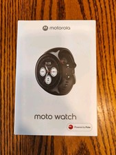 Motorola Moto Watch 2026 Black Smartwatch Fitness Tracker - New/Unopened