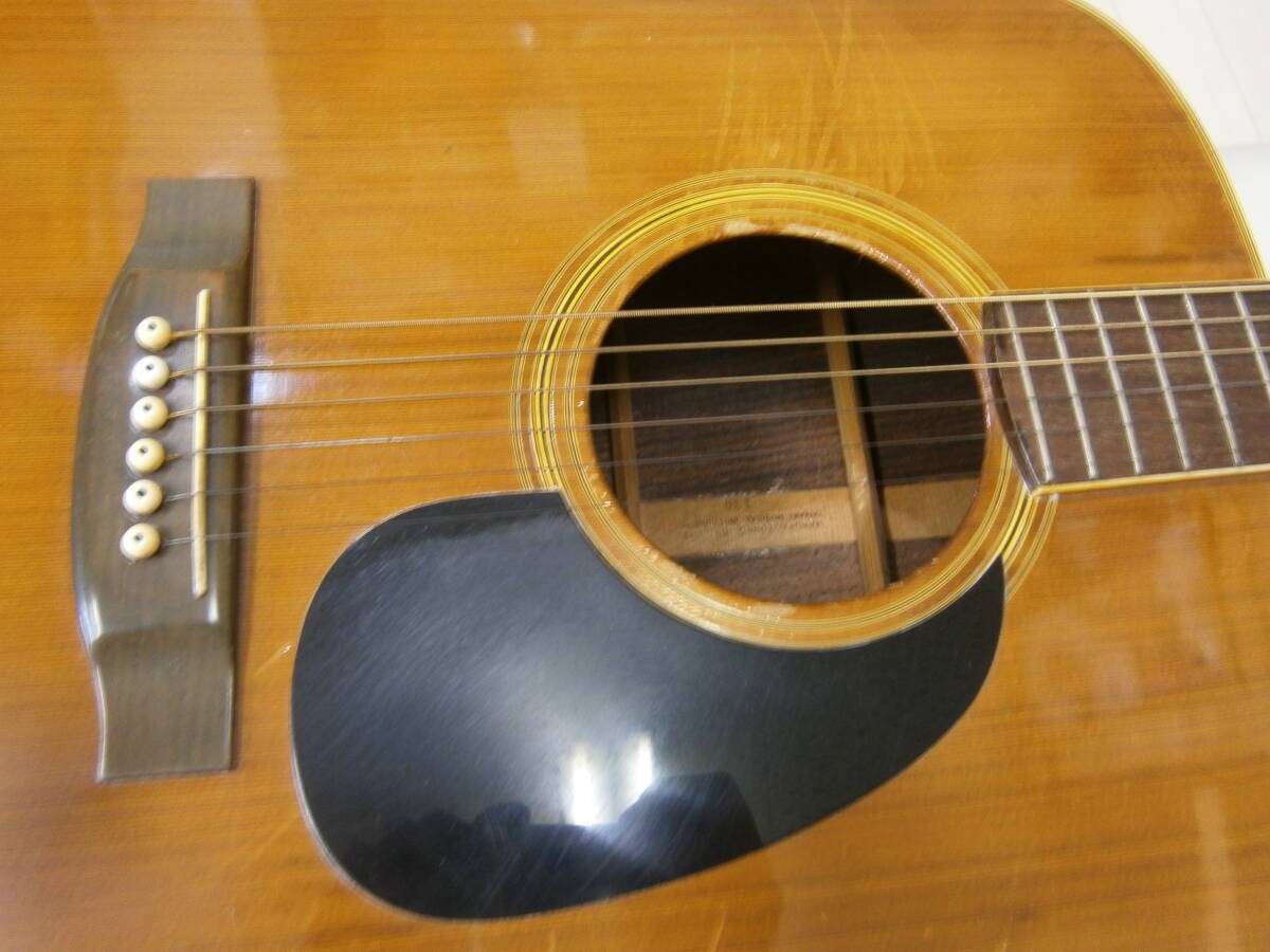 Acoustic Guitar Yamaki 130 Custom 70s Solid Top Natural Made