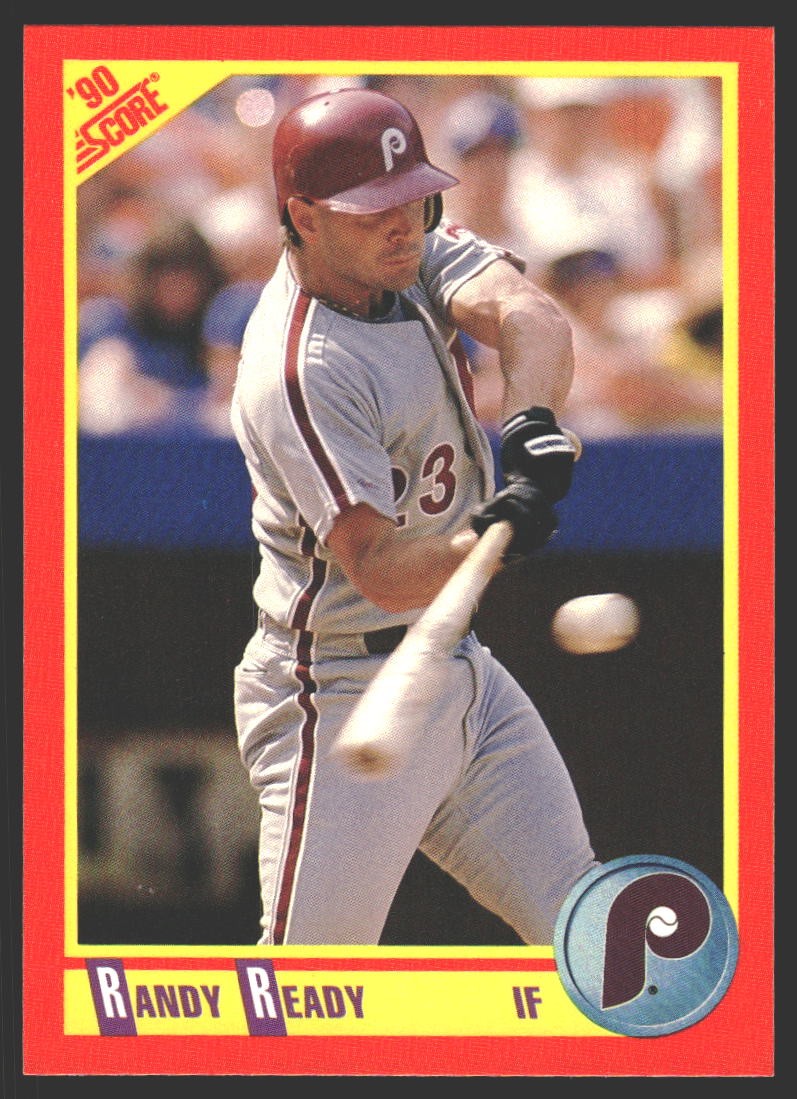 Randy Ready #376 1990 Score Philadelphia Phillies