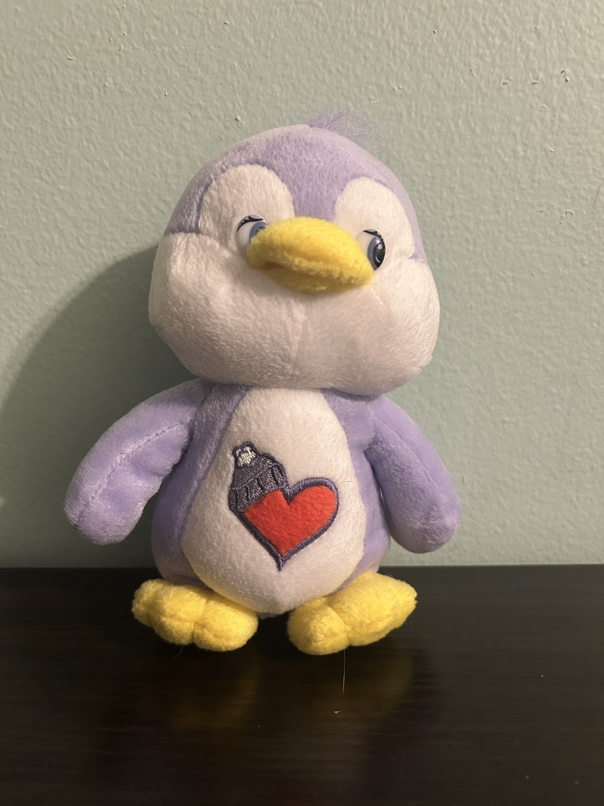 Care Bears Plush Purple Cousin Penguin 8
