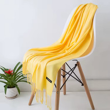 Women Cashmere Scarf Autumn Winter Warm Shawls Desgine Brand Solid