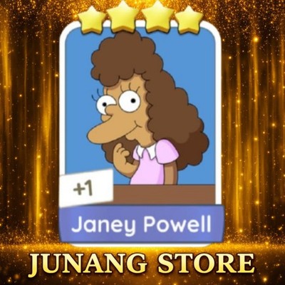 JANEY_POWELL_4_STAR_MONO_POLY_-GO_THE_SIM-PS_ONS_ALBUM_STICKERS FAST DELIVERY!