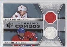 2014-15 SPx Winning Combos PK Subban Erik Karlsson #WC-EP a3i