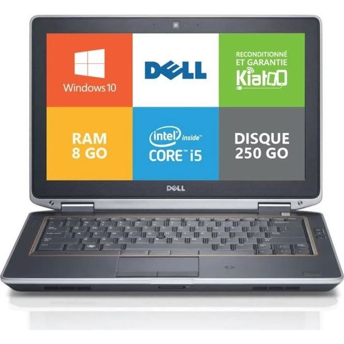 Dell Latitude E6320 · i5-2520M · 8GB · 250GB, photo 1 sur 4