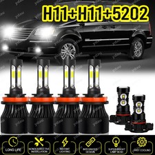 For Chrysler Town Country 2010-2016 6pcs Combo Led Headlight Fog Light Bulbs For Chrysler Town Country 2010-2016 6pcs Combo Led Headlight Fog Light Bulbs