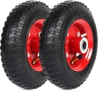 2-Pack 2.80/2.50-4" Tire & Wheel Set 8 Inch Wheelbarrow Tire & Wheel Replacement