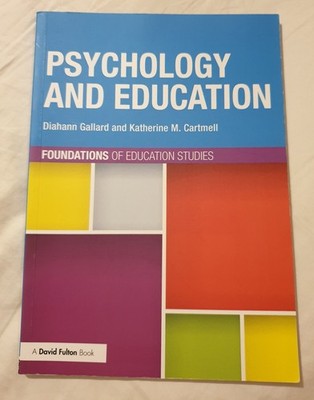 Psychology and Education Gallard Cartmell Routledge Foundations of Education