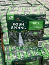Irish Spring Deodorant Bar Soap, Original Clean, 4ounce, 20-count