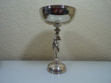 Christofle fig&uuml;rliche Schale Tazza Obstschale Bacchus versilbert TOP-Zustand !