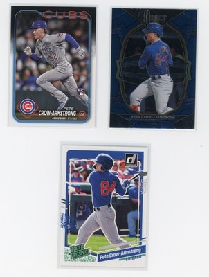 Lot of Pete Crow Armstrong Rookie Cards RC Topps, Select, Rated Prospect