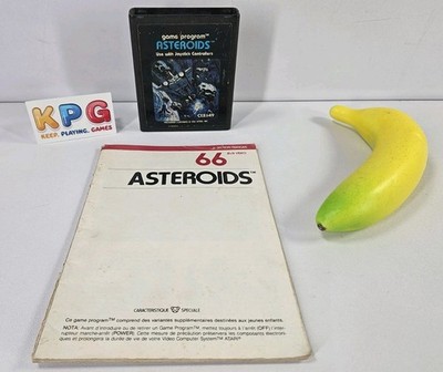 Asteroids (Atari 2600 VCS) Cartridge & Manual - getestet & funktionsfähig