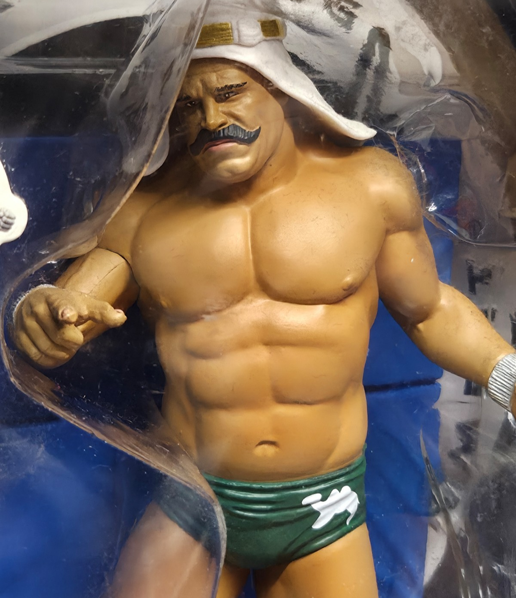 IRON SHEIK WWF WWE Jakks Pacific Unmatched Fury Platinum Edition