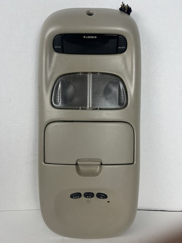 1999-2004 OEM Dodge Dakota Durango Overhead Console Storage Map Dome Lights Tan