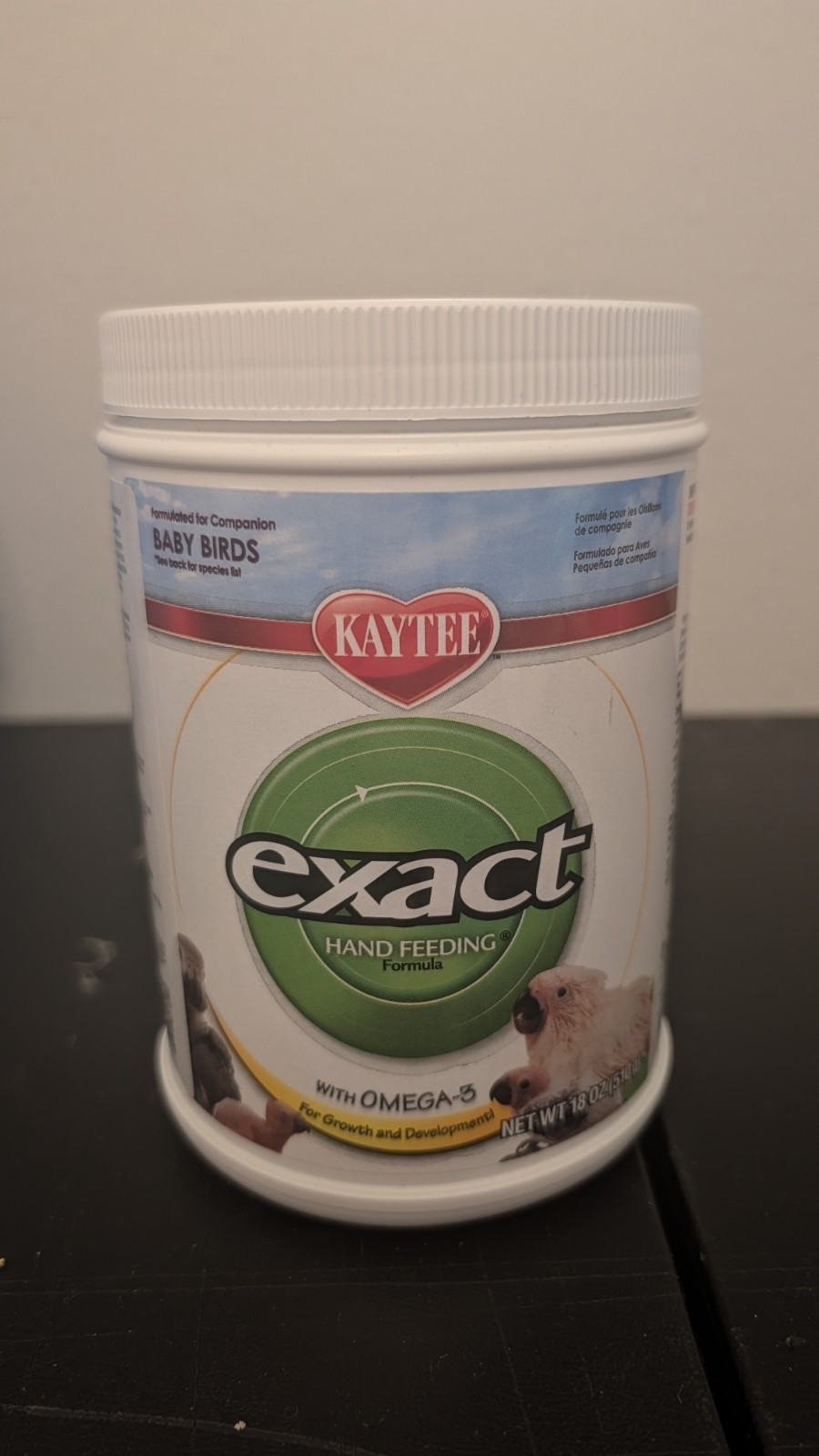 Kaytee Exact Hand Feeding For Baby Bird, 18-Ounce Each Bird 