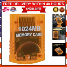 High-Speed 1024MB Memory Card for Gamecube  Wii - Easy Button Switch Feature