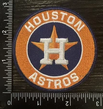 HOUSTON ASTROS EMBROIDERED IRON ON PATCH MLB BASEBALL
