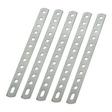 Lochstreifen Lochschiene aus Metall 5er Set 1...