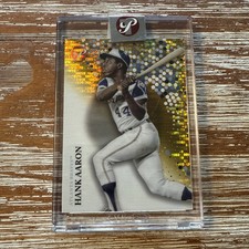 2022 Hank Aaron Topps Pristine Encased Gold Pristine Refractor /50