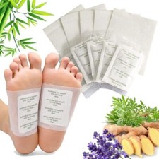 200Pcs Bamboo Original Deep Cleansing Ginger Foot Pads Better Sleep Quality