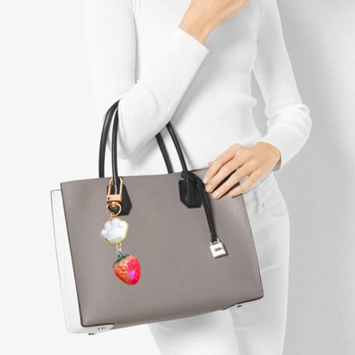 Bowknot Claw Strawberry Pendant Phone Charm Straps Sweet Purse Accessories - 第 7/10 張圖片