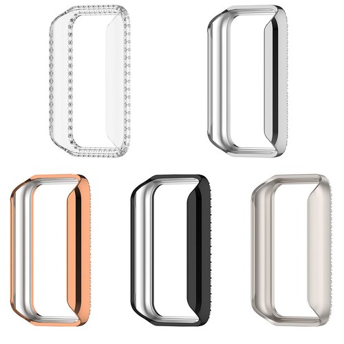 Zegarek Jednorzędowy Diamond Hollow Frame Cover Futerał ochronny do Honor Band 10 - Zdjęcie 3 z 38