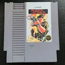 Rush'N Attack NES Loose, Cleaned Pins, Tested, Front Label Torn, No Back Label