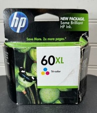 Genuine OEM HP 60XL Tri Color High Yield Ink Cartridge EXPIRED